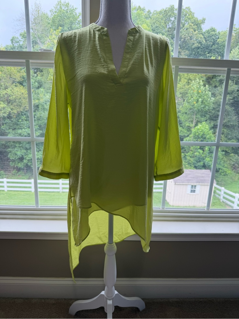 Chico’s asymmetric tunic size 1 (M)